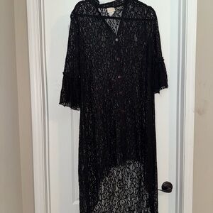 Zelie B's Black Lace Top